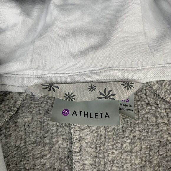 Athleta Daybreak Hoodie Zip Front Jacket Gray Women’s Size XS Style 138607 - Picture 3 of 11